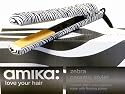 Amika Ceramic Zebra 1.5" Flat Iron Amica W Temp Control