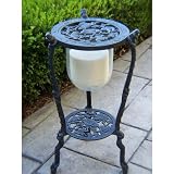 Frog Candle Holder with Candle Finish: Verdi Grey