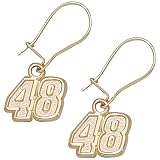 LogoArt Jimmie Johnson 10K Small Number Dangle Earrings