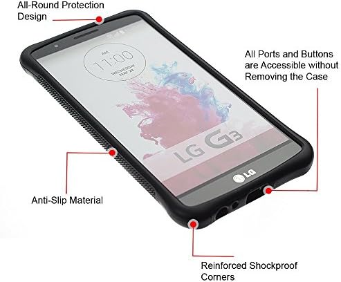 iArmor Hybrid Anti-Shock Defend Case / Cute Funny Russian Bear / LG Optimus G3