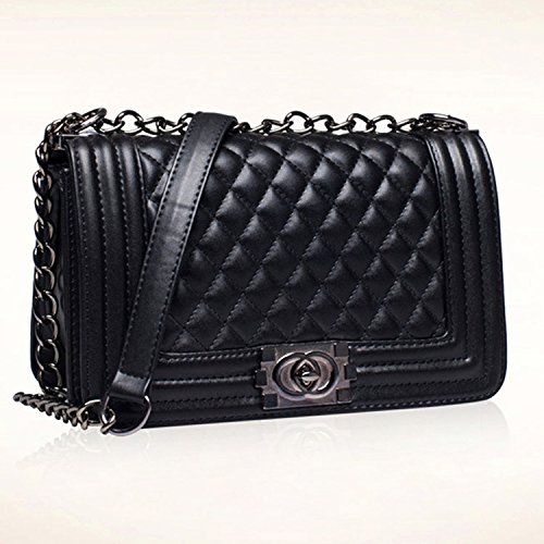 XCC 2015 new handbag Quilted chain bag big European and American star with an outgoing female Shoulder Messenger bag