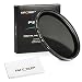 K&F Concept 46mm Slim HD Multi-Coated Variable Polarizing ND Neutral Density Adjustable ND2 ND4 ND8 to ND400 Lens Filter + Lens Cleaning Cloth for DSLR Cameras
