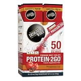 DESIGNER WHEY Protein 2GO Pak, Pomegranate Fruit, 10-Count .53-Ounce Packets (Pack of 2)