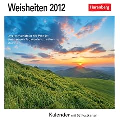 Weisheiten 2012. Postkartenkalender: 53 Postkarten
