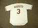 KEN GRIFFEY JR. Cincinnati Reds 1970's Majestic Cooperstown Throwback Home Baseball Jersey, XL
