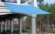 King Canopy PC2001216B 16-Feet by 16-Feet Quadrilateral Sun Shade Sail, Blue
