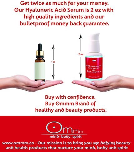 Pure Hyaluronic Acid Serum With Retinol -The Clinically Proven Fountain Of Youth: Instantly See Brighter, More Radiant Skin With This Anti-Aging Serum. Increase Elasticity, Reduce Wrinkles, Dark Circles, and Puffiness With Premium Natural Ingredients Including Vitamin C & E. Specially Formulated For All Skin Types.100% Satisfaction Guaranteed
