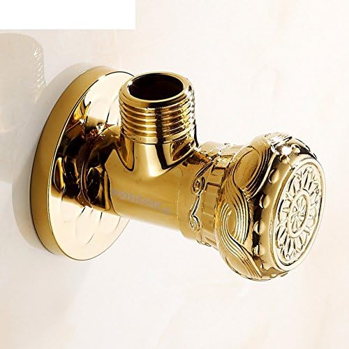 Continental gilt Angle/Golden Triangle valve/Thicken/Universal hot three-way valve/Water heater valve