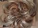 Hair Piece Bun scrunchie Light Blonde & Light Brown highlighted
