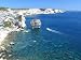 Bonifacio Village in Corsica - 18"W x 14"H - Peel and Stick Wall Decal by Wallmonkeys