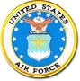 Air Force Military 3" Round Patch
