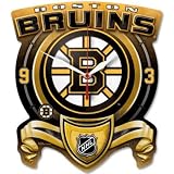 NHL 13" High Def Plaque Clock - Boston Bruins