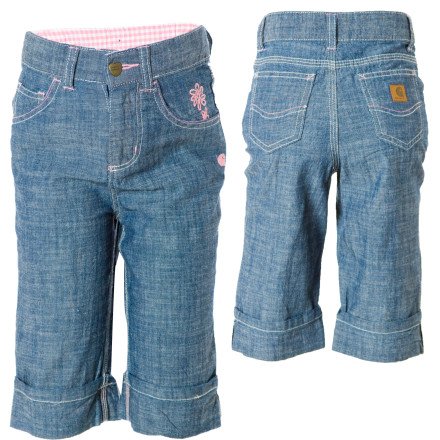 Carhartt Washed Chambray Capri Pant - Infant Girls'