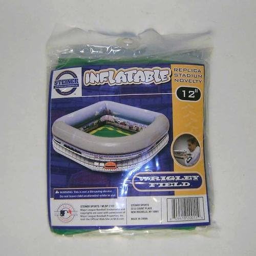 Chicago Cubs Wrigley Field 12" Inflatable Stadium - Makes a Great Serving Bowl for Drinks or Chips At Your Next Party or Picnic.