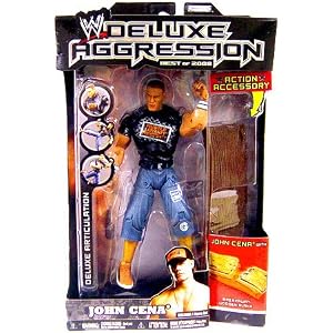 WWE Wrestling DELUXE Aggression Best of 2008 Action Figure John Cena