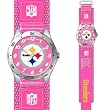 Pittsburgh Steelers NFL Girls "Future Star Series" Watch (Pink)