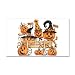 38.5 x24.5 Wall Vinyl Sticker Halloween Let's Boogie Jack-o-Lantern Pumpkin