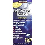 Kirkland Signature Fast Acting Lactase Caplets 180 count
