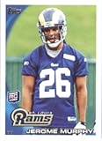IMAGE OF 2010 Topps NFL Football Card # 326 Jerome Murphy RC - St. Louis Rams ( Rookie Card) NFL Trading Card in a Protective ScrewDown Case!
