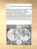 The Ladies Dispensatory: Or, Every Woman Her Own Physician. Treating of the Nature, Causes, and Various Symptoms, of All the Diseases, That Mos