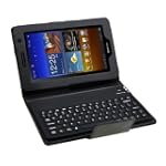 Wireless Bluetooth Keyboard + Leather...