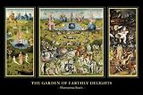 The Garden of Earthly Delights, c.1504 Art Poster Print by Hieronymus Bosch, 36x24