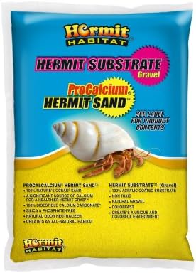 Hermit Habitat Terrarium Sand, 2-Pound, Yellow