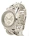 Akribos XXIV Women's AK558SS Quartz Multi-Function Crystal Accented Twist Chain Watch