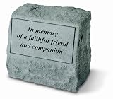 KayBerry Pet Memorial In Memory of a Faithful Companion Headstone or Urn 93620