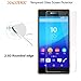 3X Nacodex Sony Xperia Z4 / Xperia Z3+ / Z3 Plus Premium Tempered Glass Screen Protector Film 0.3mm 2.5D [3-Pack] - Retail Package (for Sony Xperia Z4)