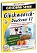 Software : Goldene Serie Glückwunsch-Druckerei 11