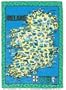 Irish Map Tea Towel