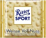 Ritter Sport White Whole Hazelnuts Chocolate 100 g