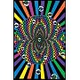 Op Eyes (Trippy Spirals) Flocked Blacklight Poster Print - 24" X 36"