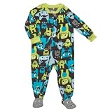 Carter's Blue Monster Fleece Footed Pj's Boys