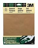 3M 9000NA Aluminum Oxide Sandpaper, 9-Inch x 11-Inch, Very Fine