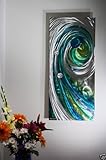 IMAGE OF Abstract Galaxy Art, Painting on Metal, Wall Art, Design by Wilmos Kovacs