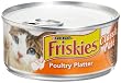 Friskies Cat Food Classic Pate, Poultry Platter, 5.5-Ounce Cans (Pack of 24)