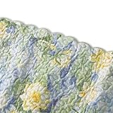 Serenity Quilted Coverlet - Full/Queen Green/Multi
