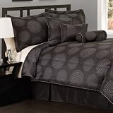 Circle Dot Queen Comforter Set with Bonus Pillows