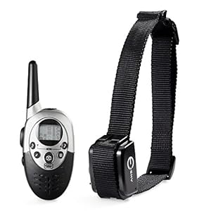 [2014 Latest] Esky EP-R800-B1 UP to 800M (2500ft) Range Rechargeable LCD Remote Shock Control Pet Dog Training Collar with Backlit Display and 8 Level of Vibration+ 8 Level of Static Shock+ Tone For Medium and Large Dogs (50lb-180lb) (One Collar)