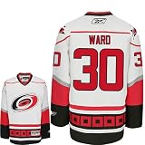 WARD #30 Carolina Hurricanes Reebok Premier Away NHL Hockey Jersey (NHLPA Certified Custom Sewn Authentic Twill)