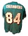 Chris Chambers Autographed/Hand Signed Miami Dolphins Aqua Reebok Authentic Jersey
