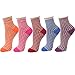Women's Roll Top Ankle High Cotton Socks 5pair or 6pair