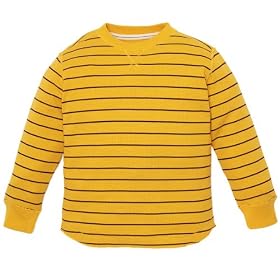 The Children's Place Big-Boys Striped Thermal Shirt