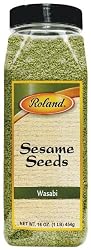 Roland Sesame Seeds, Wasabi, 16-Ounce Packages (Pack of 2)