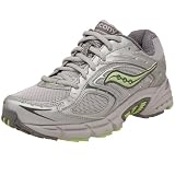 Saucony Women's Grid Cohesion NX Running Shoe,Grey/Green,6 M