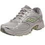 Saucony Women's Grid Cohesion NX Running Shoe,Grey/Green,6.5 M