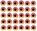 Brule 3-D Hard Epoxy Eyes (Glow, 8mm)