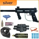 Tippmann Custom 98 Platinum Paintball Gun Complete Silver Package